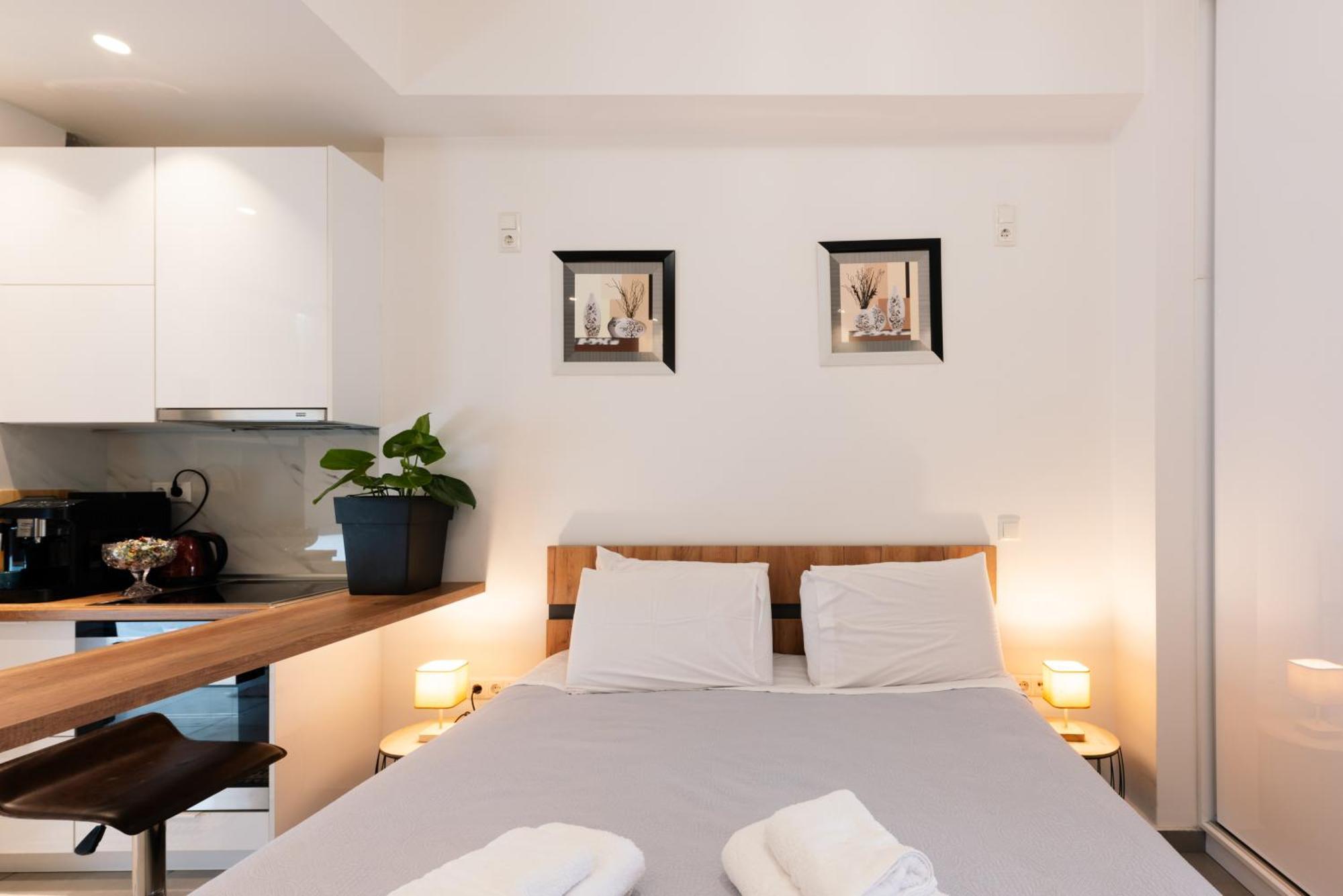 Modern Studio Apartment A Athens Luaran gambar
