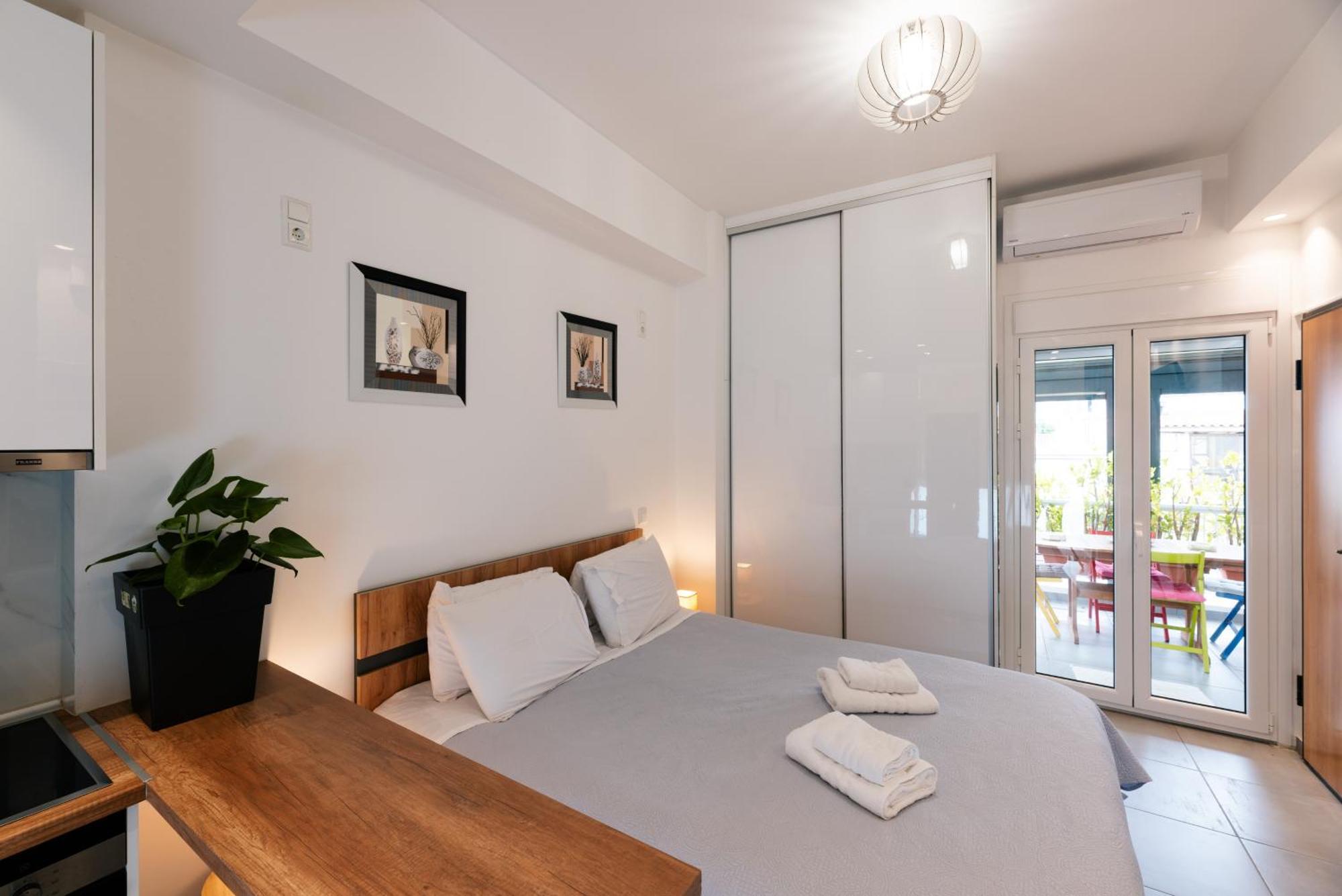 Modern Studio Apartment A Athens Luaran gambar